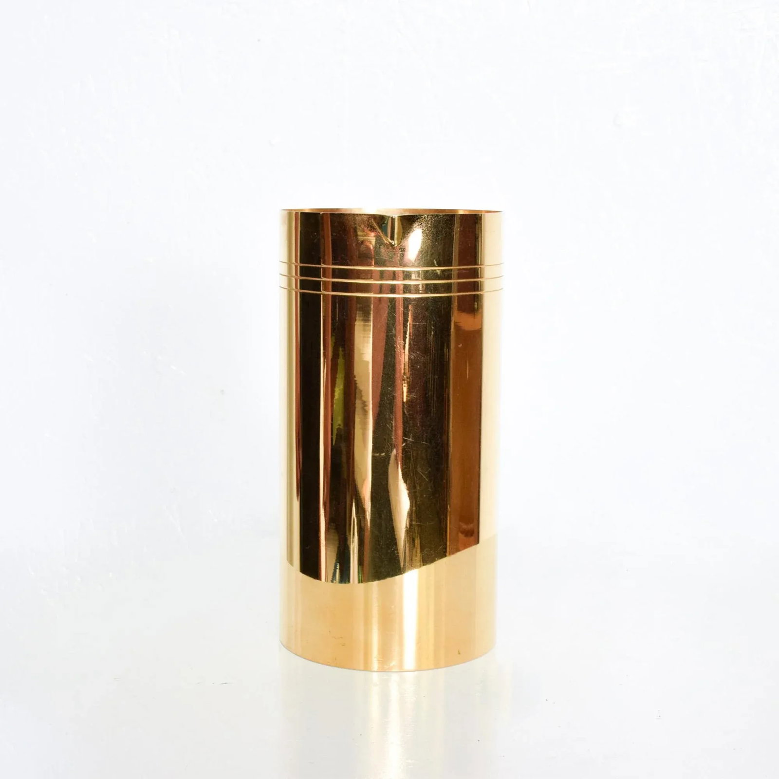 1960s Tommi Parzinger Pitcher 24k Gold Dorlyn Silversmiths - 5