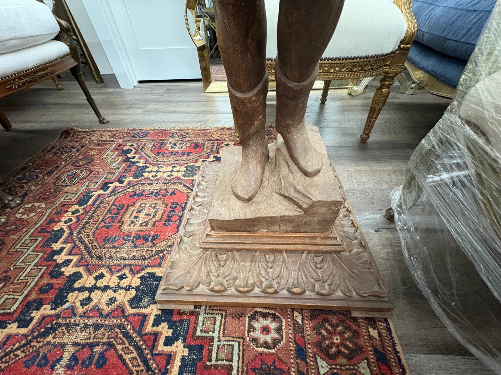 Early 20th Century Italian Carved Male Sculpture - 5