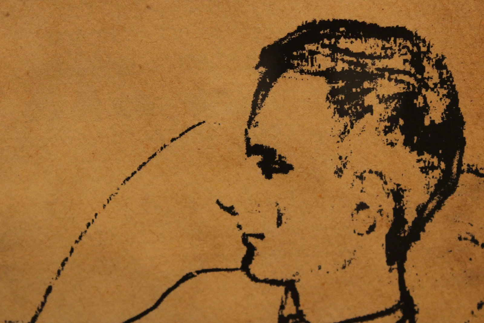 Custom Soicher Marin Sketch, 'Man Seated' - 8
