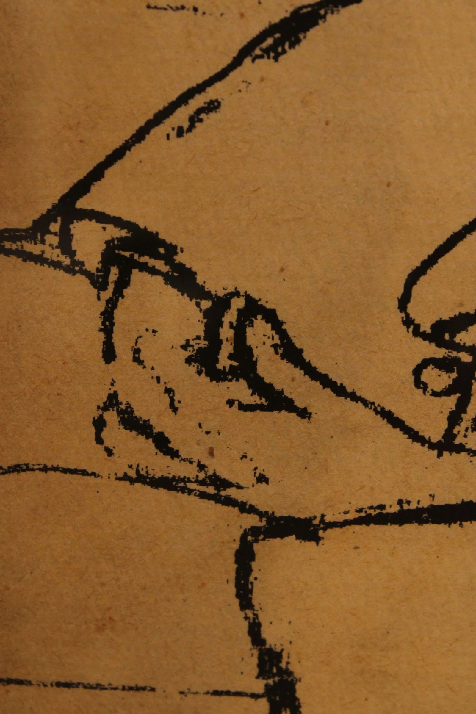 Custom Soicher Marin Sketch, 'Man Seated' - 9