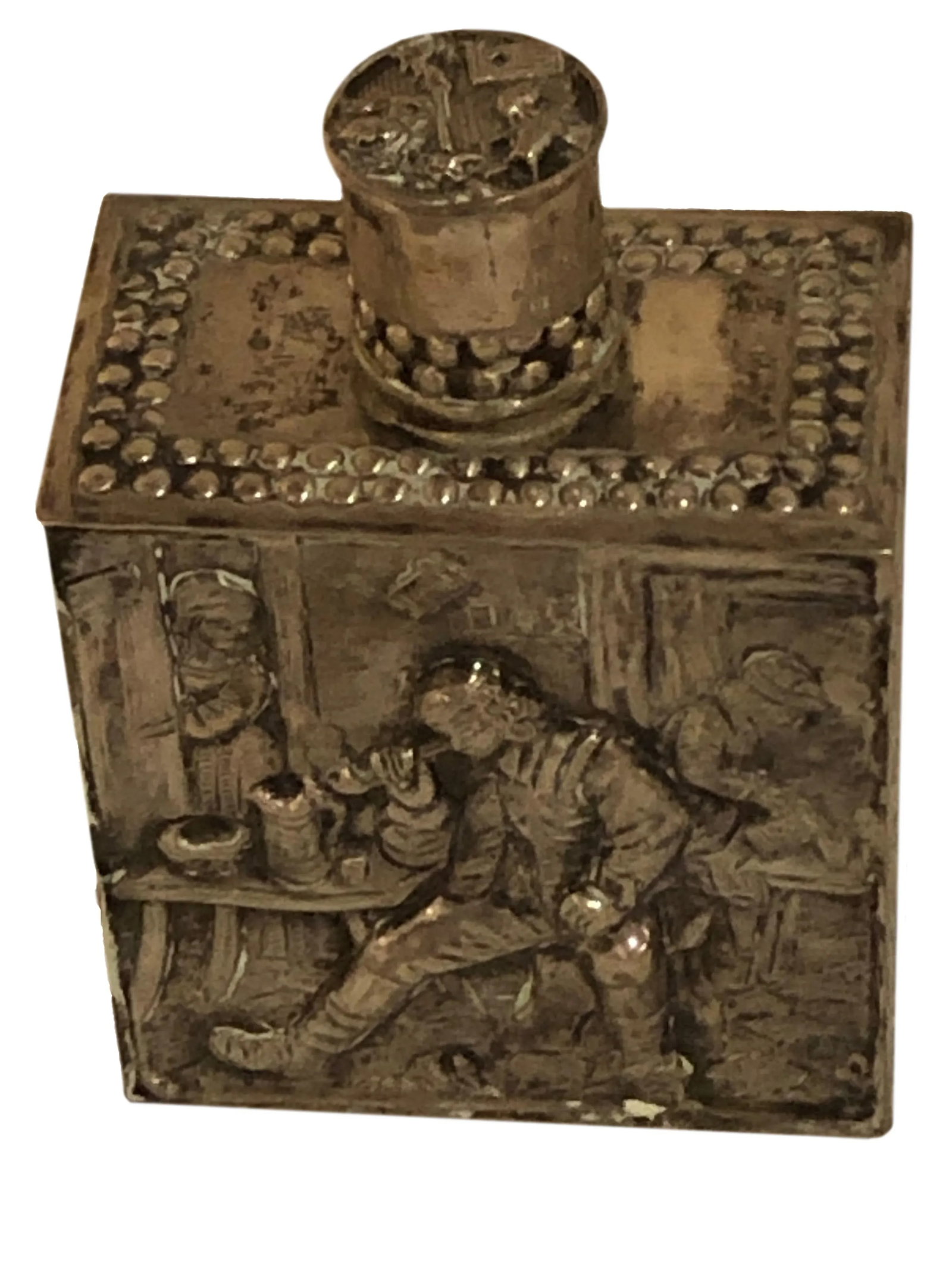 Antique Dutch Tea Caddy - 4