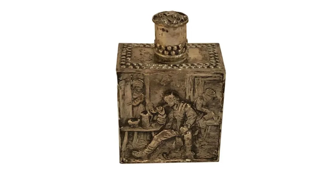 Antique Dutch Tea Caddy - 8