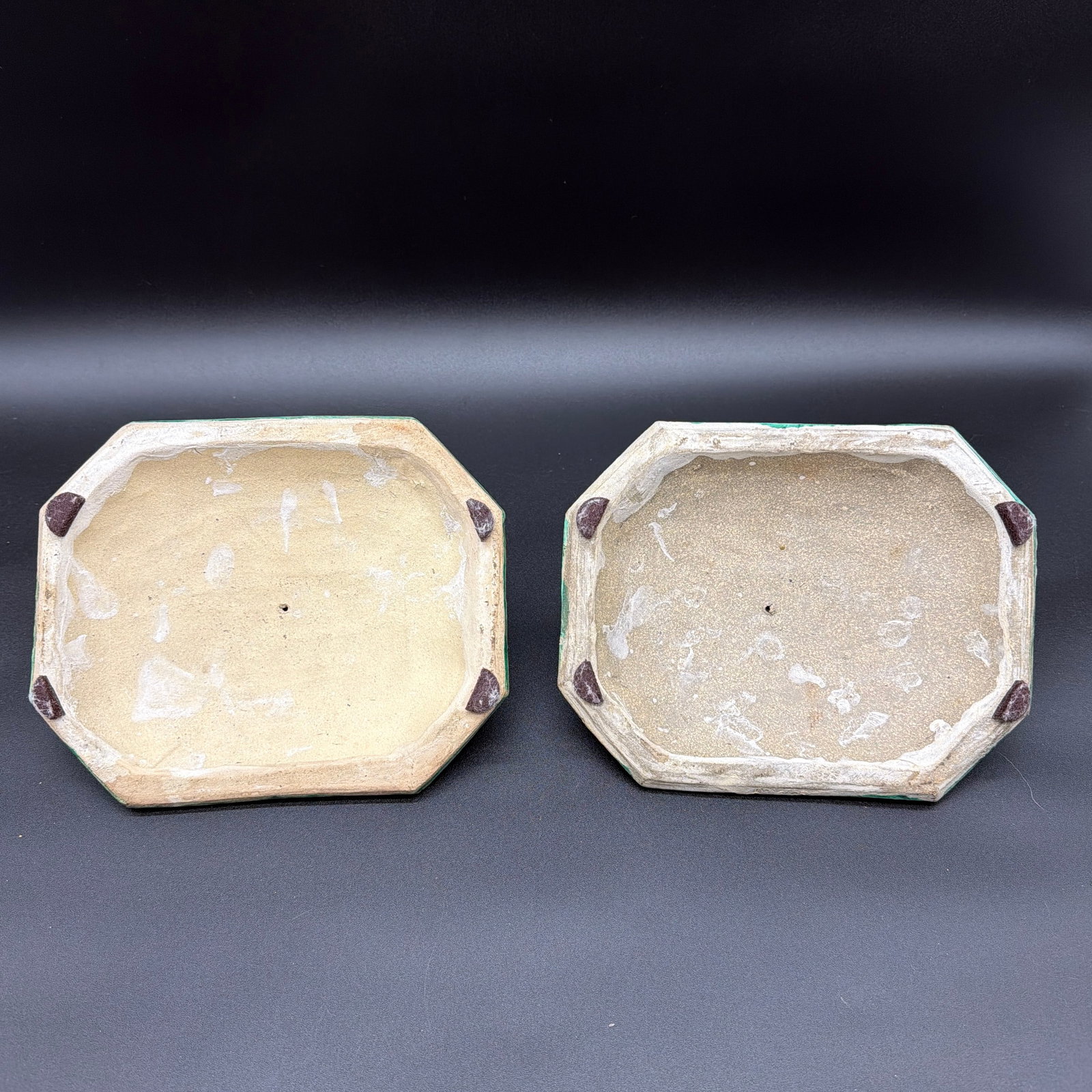 Antique Chinese Sancai Glazed Porcelain Tureen Lids With Foo Dog Finials - a Pair - 11