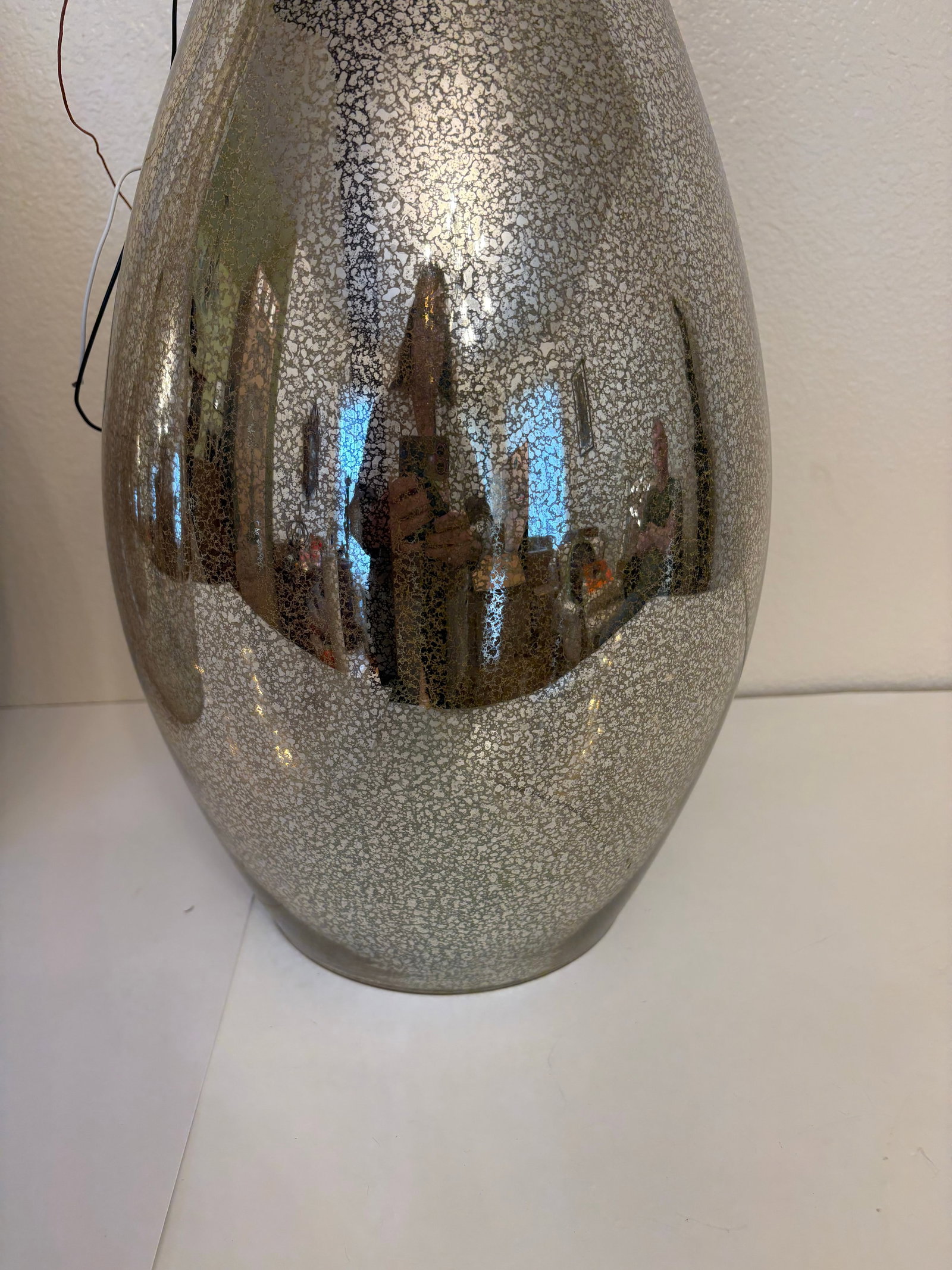 1960s Large Mid-Century Modern Mercury Hanging Lights - A Pair - 2