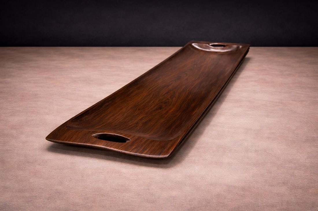Brazilian Mid-Century Modern Tray in Rosewood, Jean Gillon, 1960s - 2
