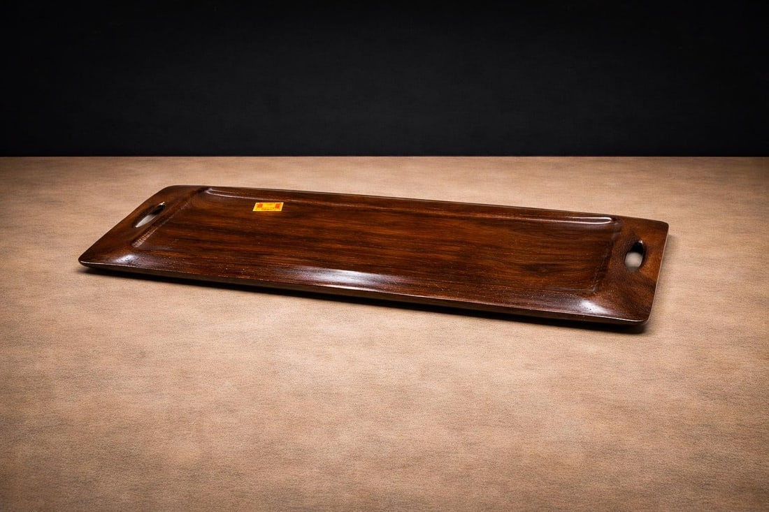 Brazilian Mid-Century Modern Tray in Rosewood, Jean Gillon, 1960s - 7
