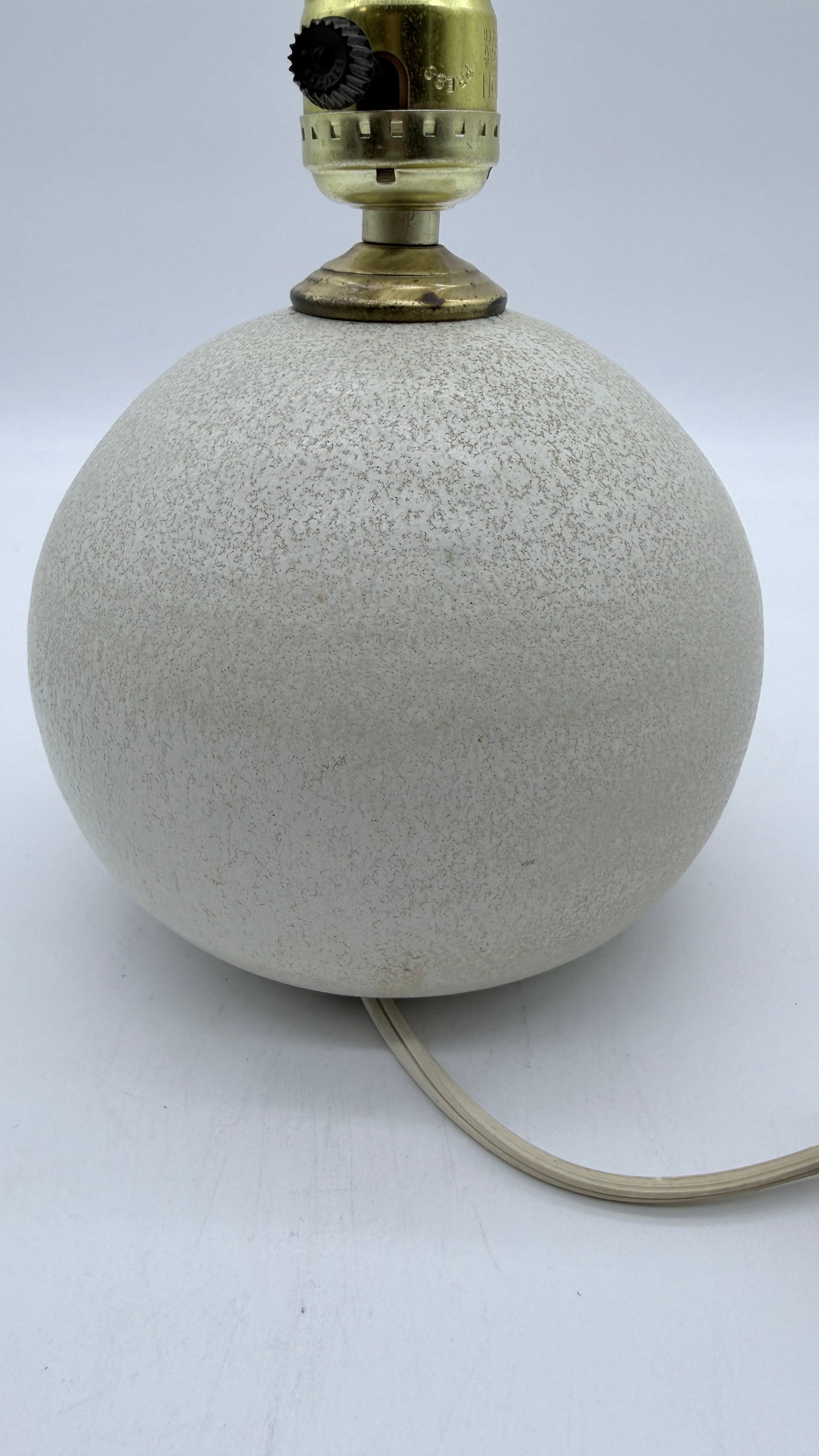 Vintage Steve & Miky Cunningham Studio Pottery Sphere Ball Lamp, Iowa, Circa 1980s–1990s - 7
