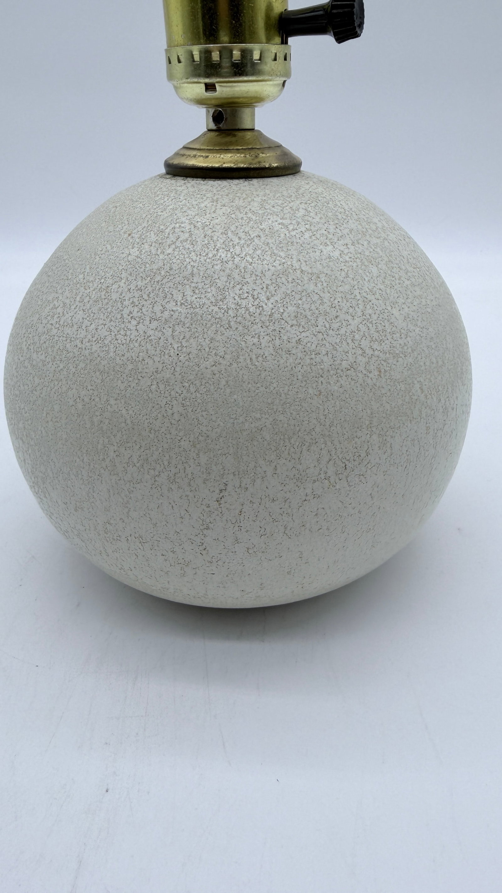 Vintage Steve & Miky Cunningham Studio Pottery Sphere Ball Lamp, Iowa, Circa 1980s–1990s - 8