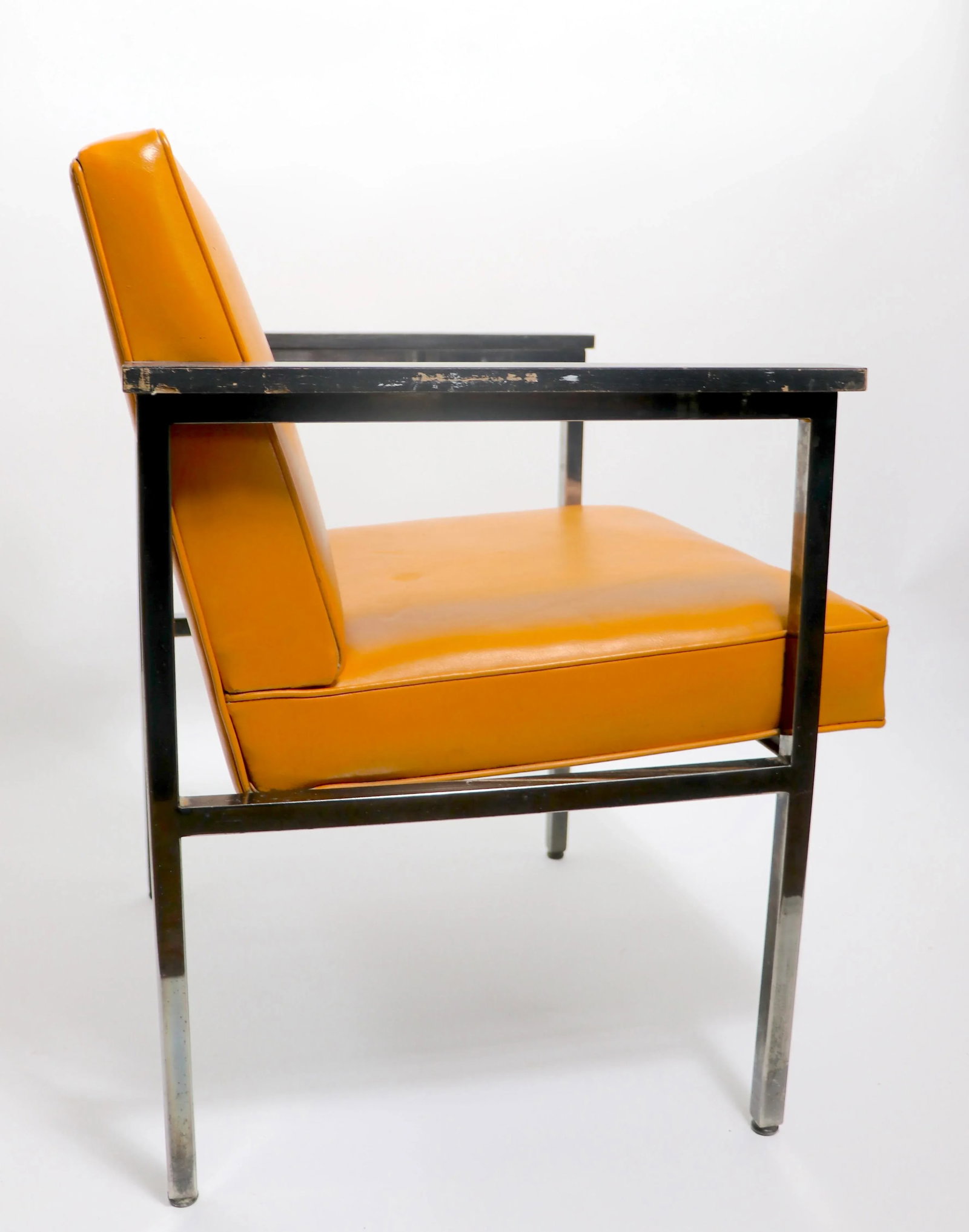 Mid Century Paddle Arm Chair After Nelson - 2
