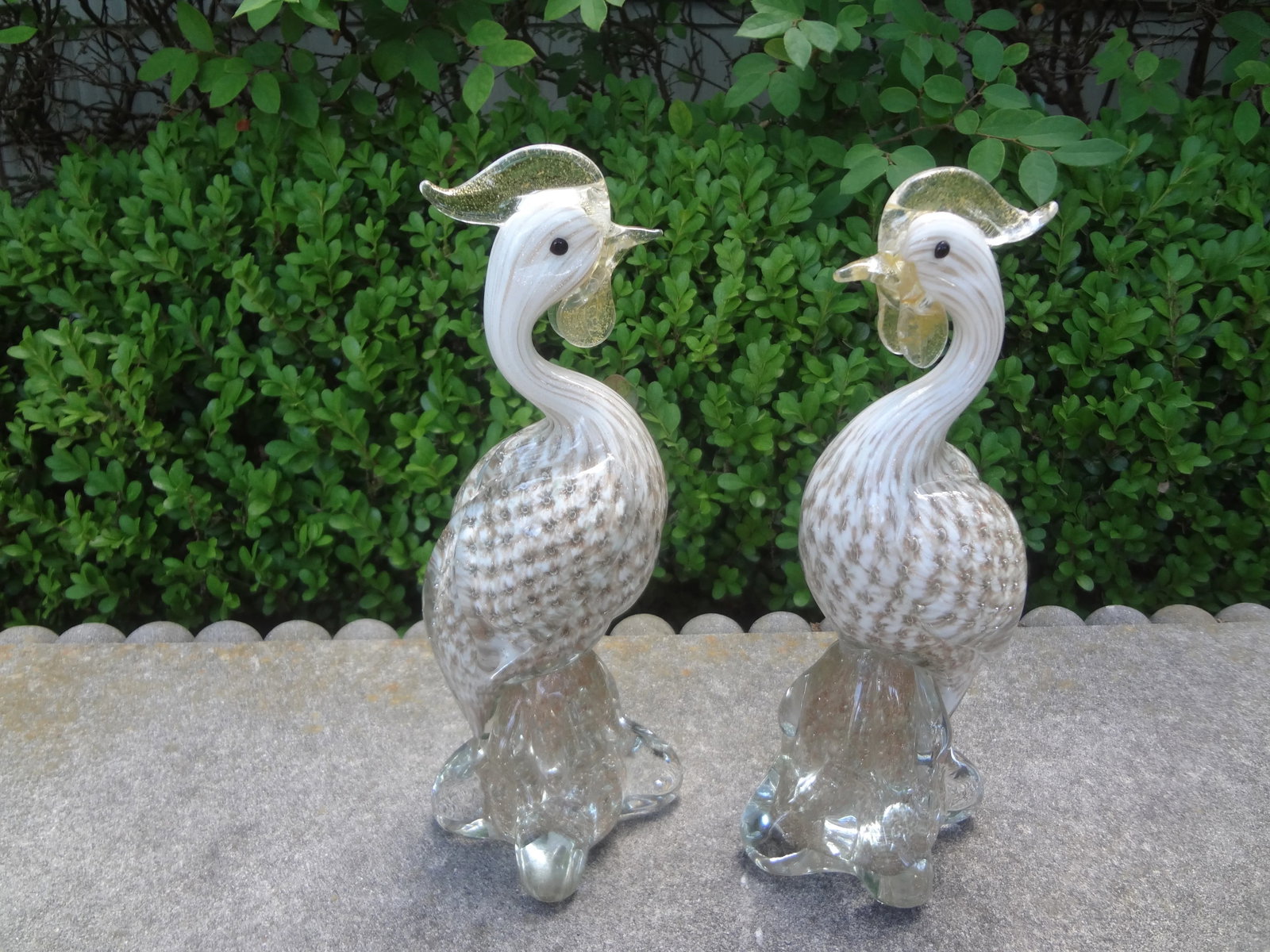 Pair of Murano Glass Birds Attributed to Archimede Seguso - 3
