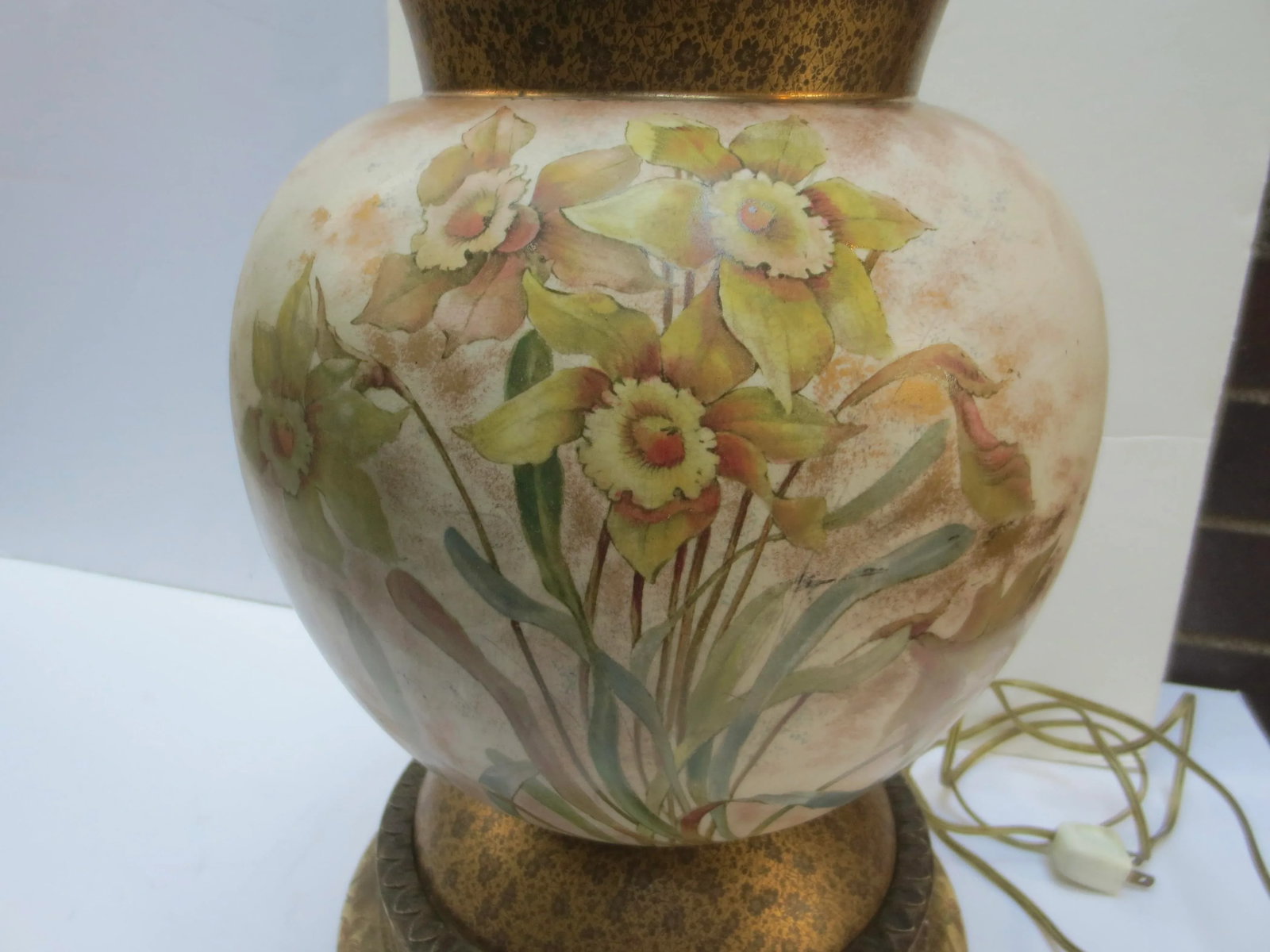 Antique Royal Doulton Burslem Ginger Jar as Lamp - 2