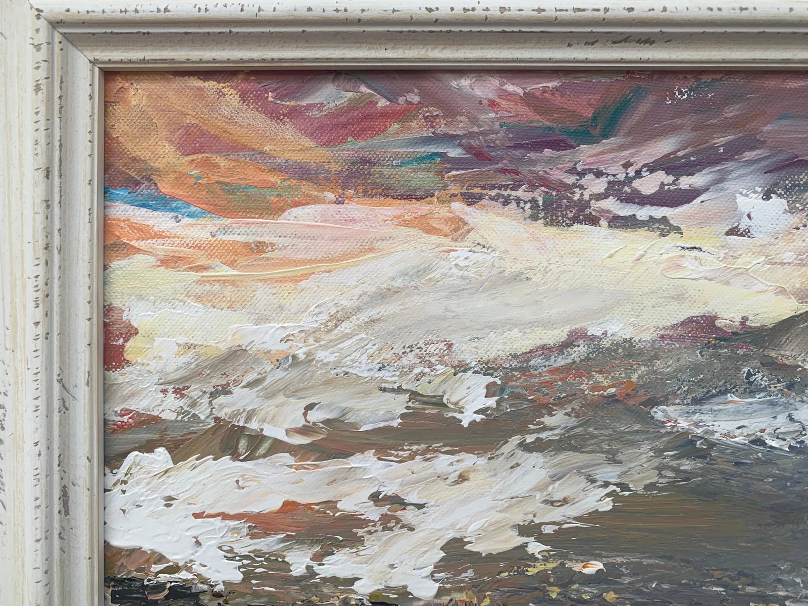Colourful Expressive Abstract River Landscape Art by Contemporary British Artist - 5