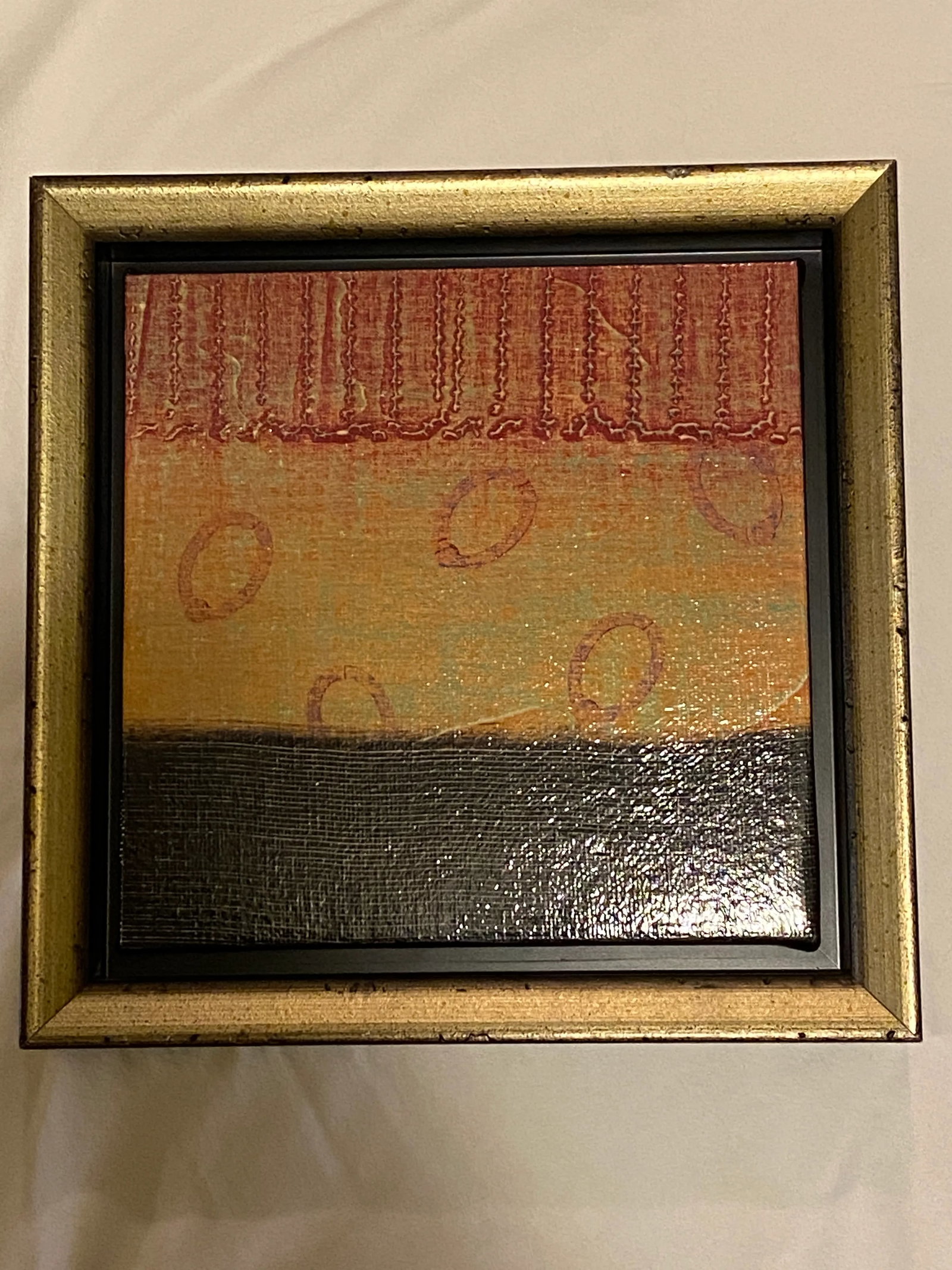 Rebecca Koury Acrylic Modernist Abstract Painting, Signed - 2