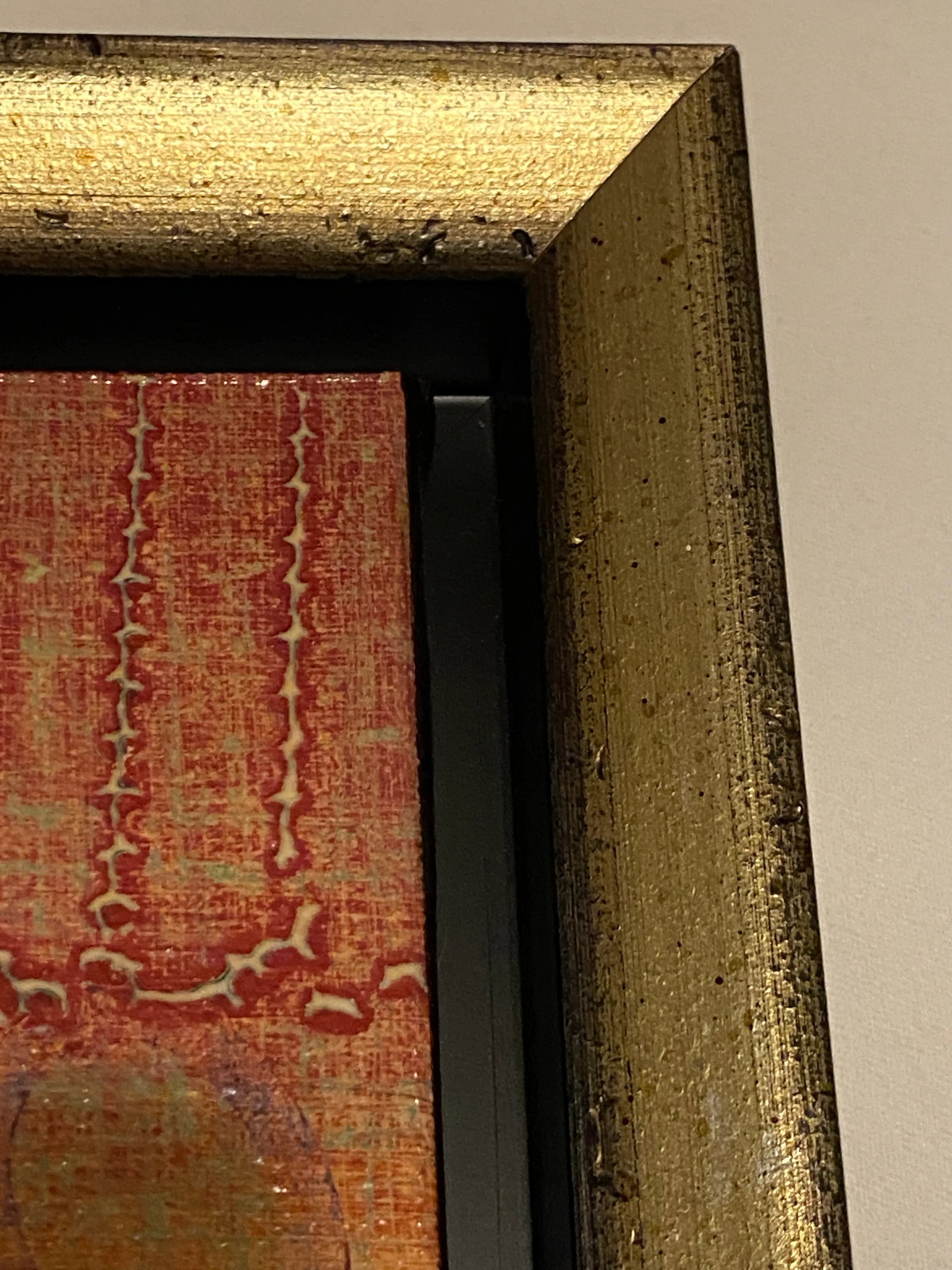 Rebecca Koury Acrylic Modernist Abstract Painting, Signed - 4