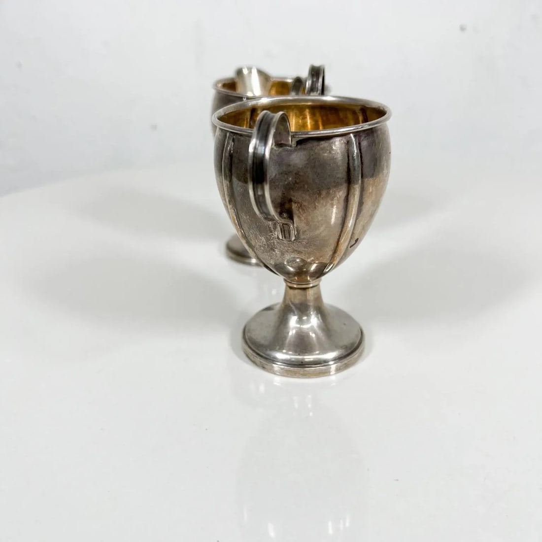 1940s M Fred Hirsch Mfh Elegant Sterling Silver Sugar Creamer Set - 8