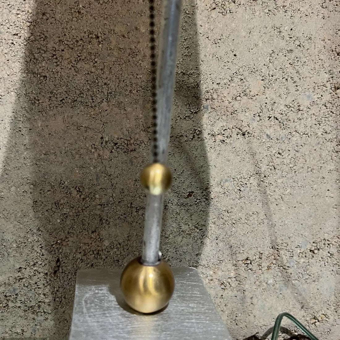1970s French Table Lamp Pair Fleur De Lis Brass - 7