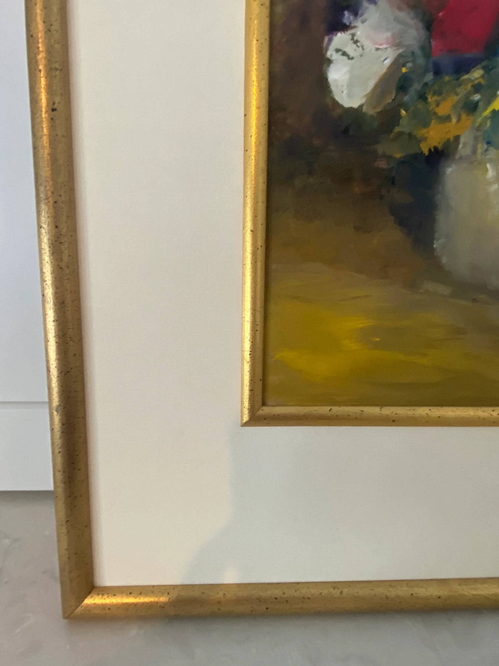 1980s H. Guerrant Impressionist Style Still Life Oil Painting, Framed - 6