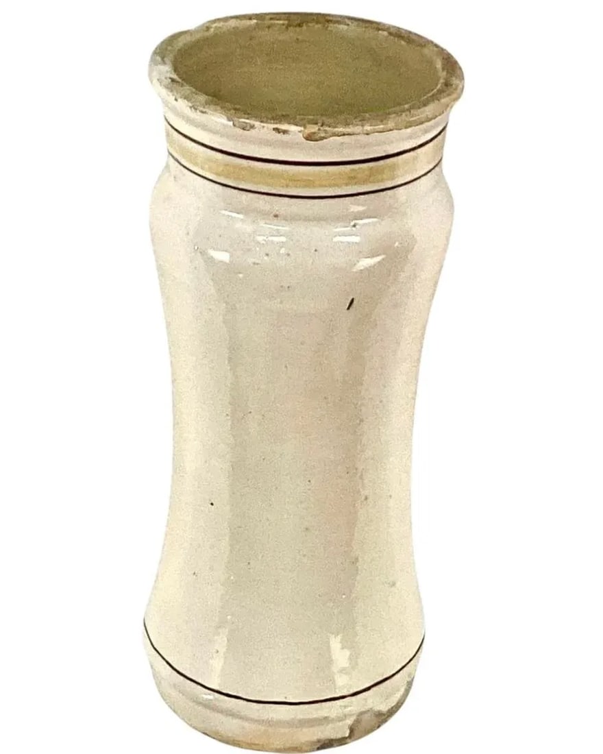 Antique 18th Century Italian Ceramic Apothecary Jar - 4
