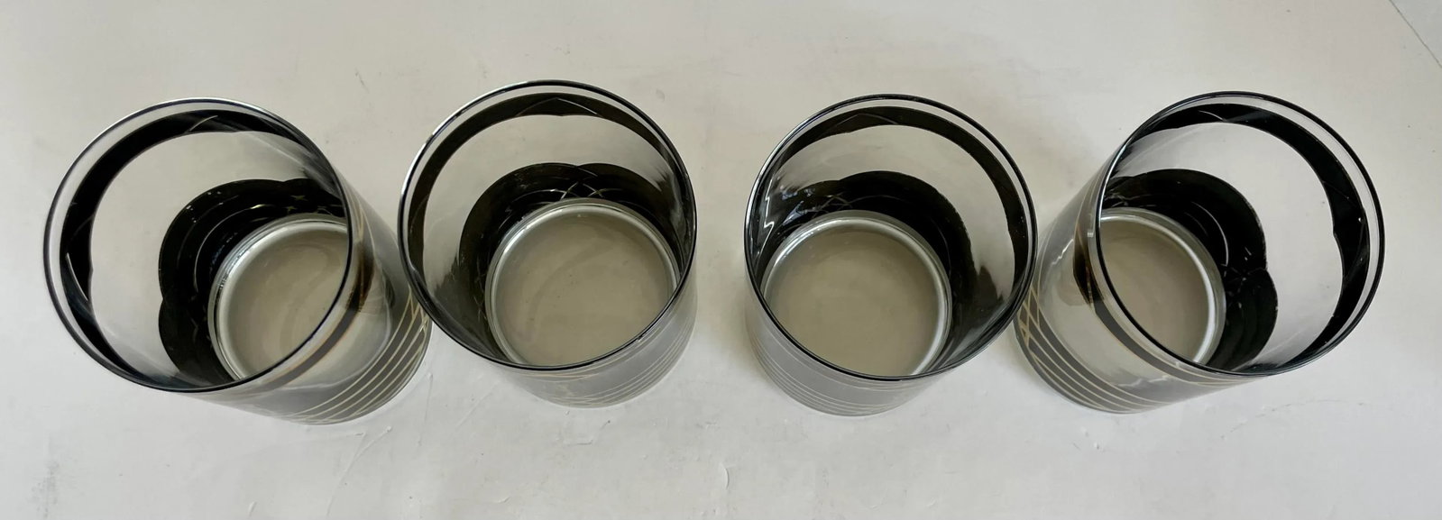 Vintage Georges Briard Art Deco Lowballs - Set of 4 - 3