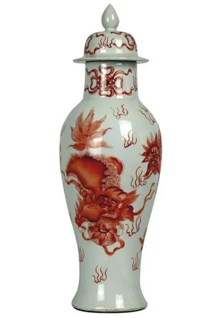 Antique Century Chinese Porcelain Jar With Lid - 2