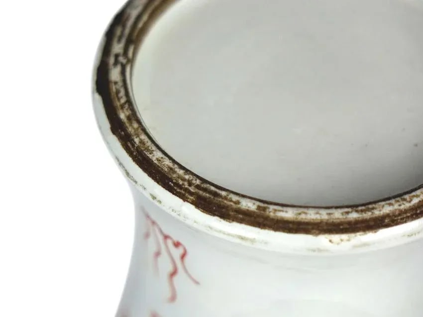 Antique Century Chinese Porcelain Jar With Lid - 5