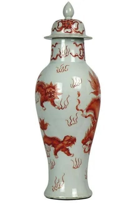Antique Century Chinese Porcelain Jar With Lid - 7