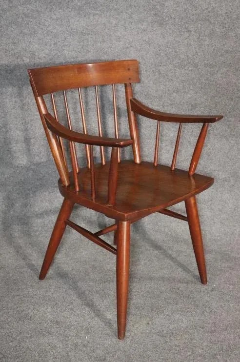 Mid 20th Century Paul McCobb Style Spindle Chairs- Set of 6 - 2