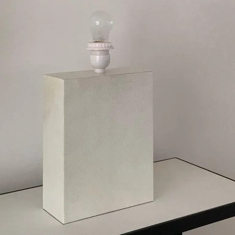 Pair or Large 'Bloc' Parchment Lamps by Design FrÃ¨res - 7