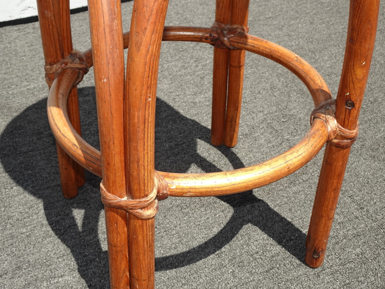 Pair Mid Century Bamboo Swivel Barstools by Heywood Wakefield ~ Tiki Palm Beach - 8
