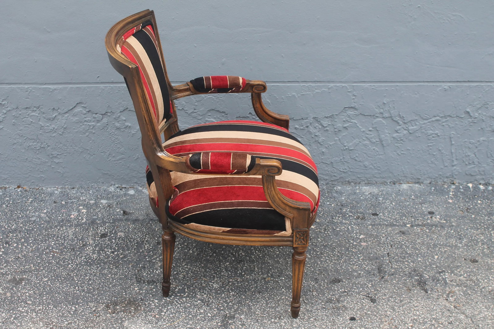 Vintage Modern Upholstered Occasional Armchair - 6