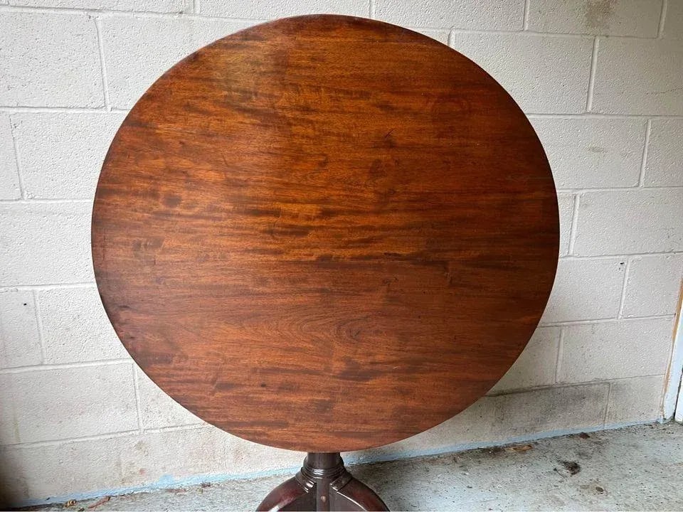 Early 19th Century Mahogany Tilt-Top Table. - 7