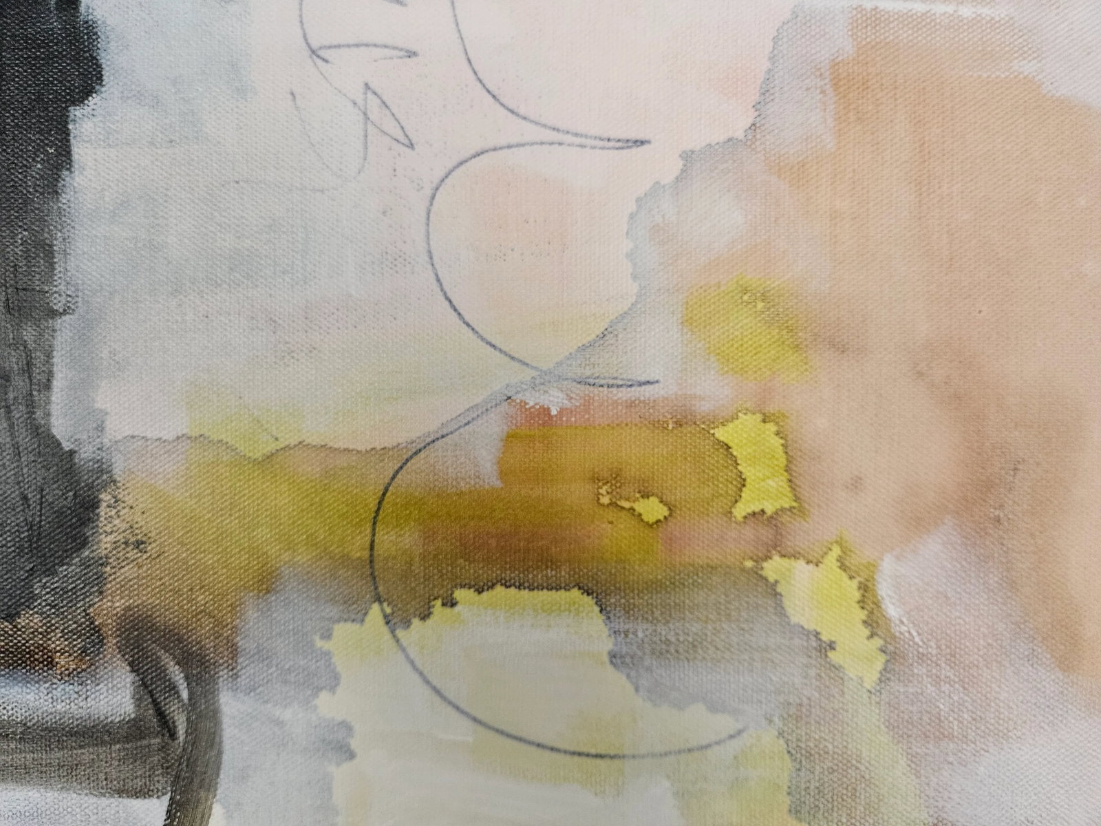 Meta & Meta II Original Mixed Media Painting on Canvas by Milagros Pongo Pair - 9
