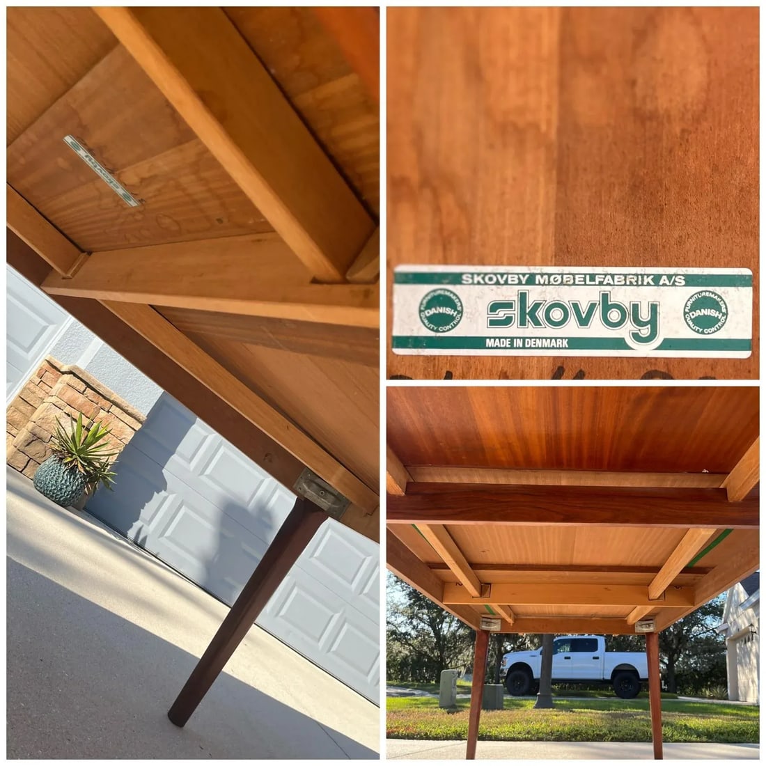 Mid Century Two-Toned Rosewood Extendable Dining Table for a Feast | by Skovby - 10