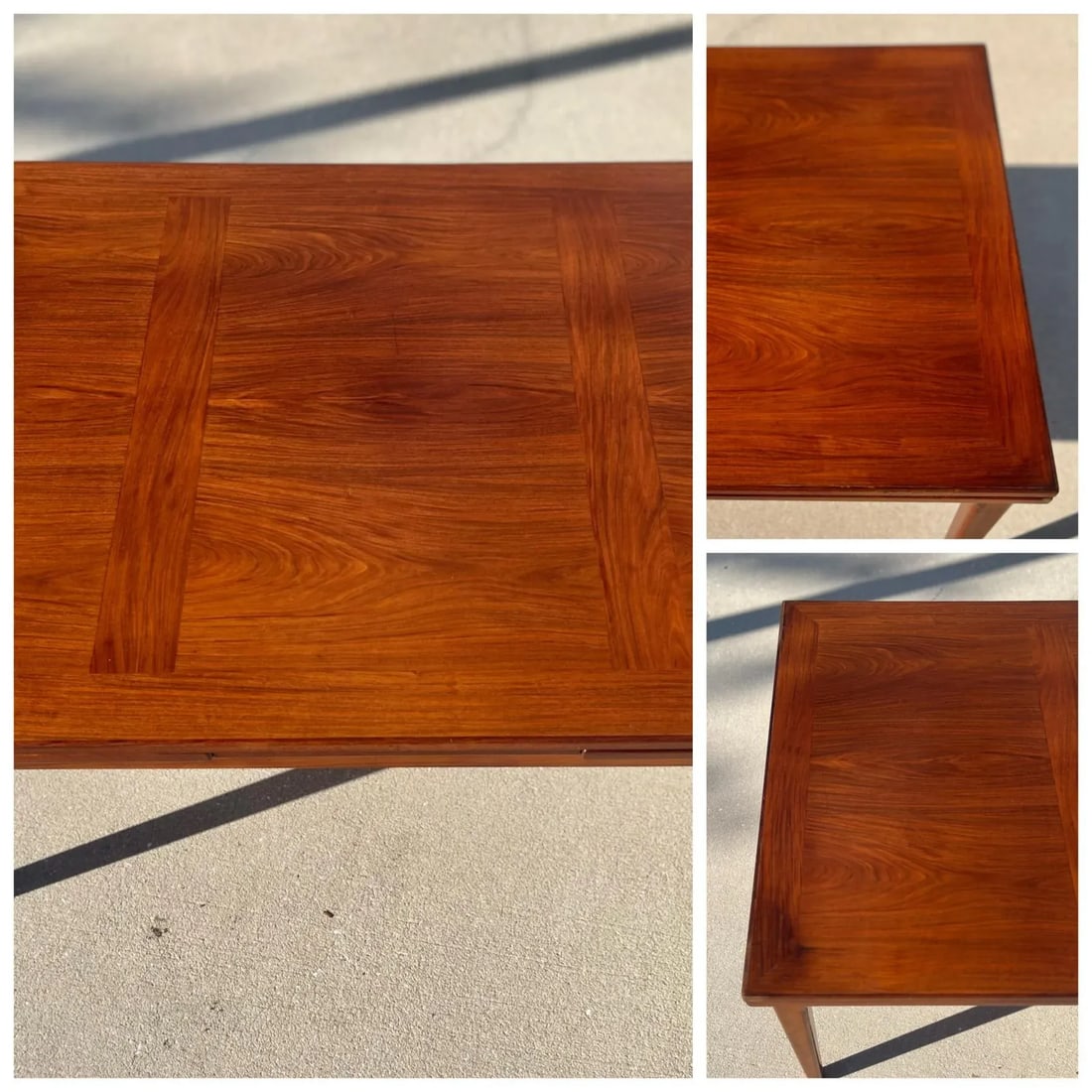 Mid Century Two-Toned Rosewood Extendable Dining Table for a Feast | by Skovby - 8