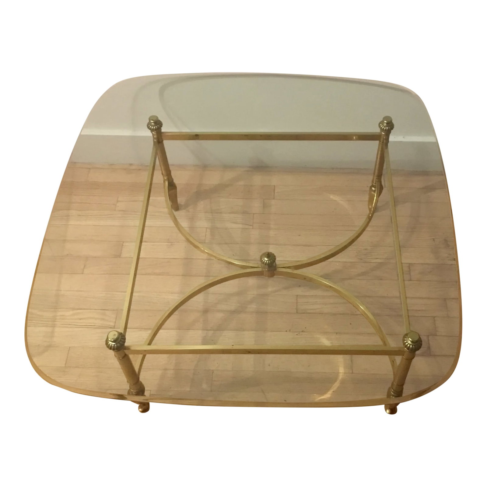 1980s Vintage Ethan Allen Hollywood Regency Type Coffee Table - 2