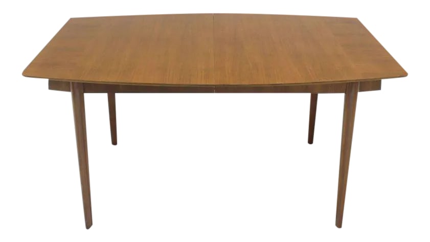Mid-Century Modern Widdicomb Walnut Dining Table with Two Extension Boards Leaves (1 of 10)