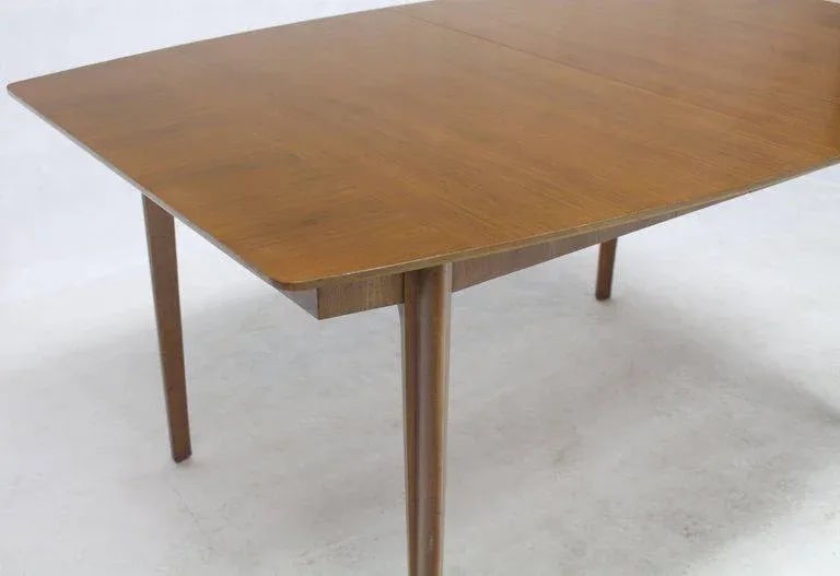 Mid-Century Modern Widdicomb Walnut Dining Table with Two Extension Boards Leaves - 3