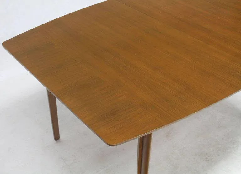 Mid-Century Modern Widdicomb Walnut Dining Table with Two Extension Boards Leaves - 4