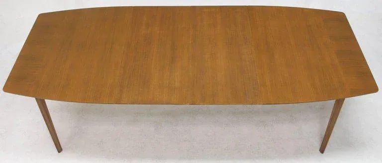 Mid-Century Modern Widdicomb Walnut Dining Table with Two Extension Boards Leaves - 6