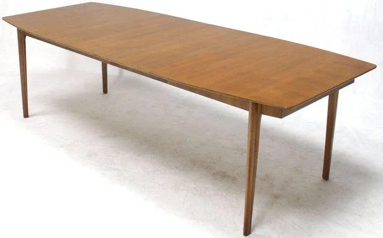 Mid-Century Modern Widdicomb Walnut Dining Table with Two Extension Boards Leaves - 7