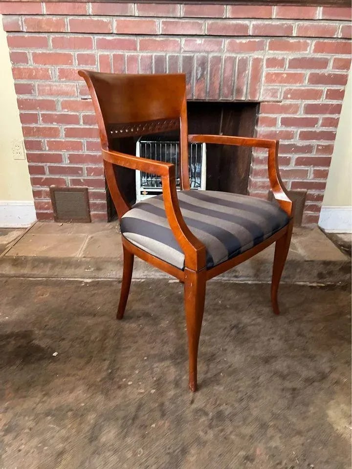 Mid 20th Century Pair Italian Upholstered Armchairs - 2