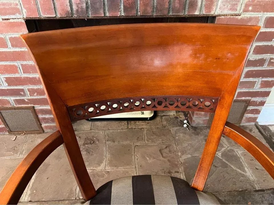 Mid 20th Century Pair Italian Upholstered Armchairs - 4
