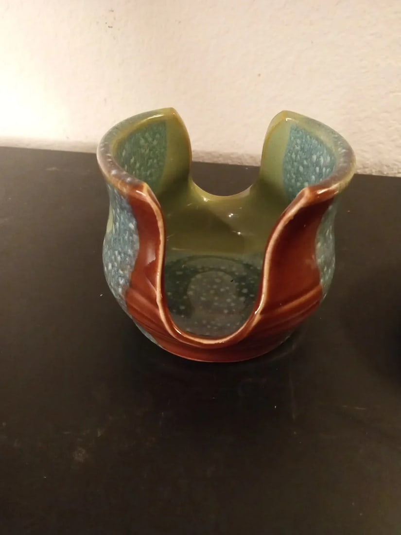1990s Pair of Studio Art Pottery - 2
