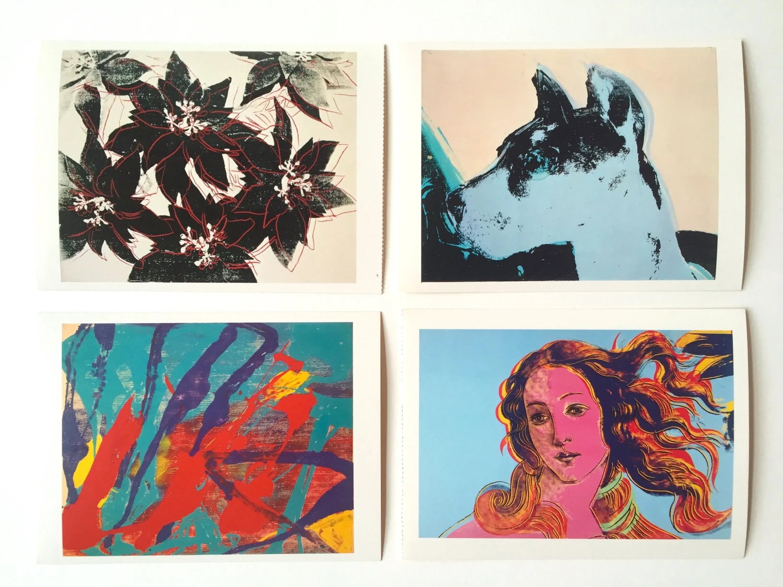 Andy Warhol Estate Vintage 1989 " Aw Foundation " Pop Art Postcard Prints - Set of 12 - 3