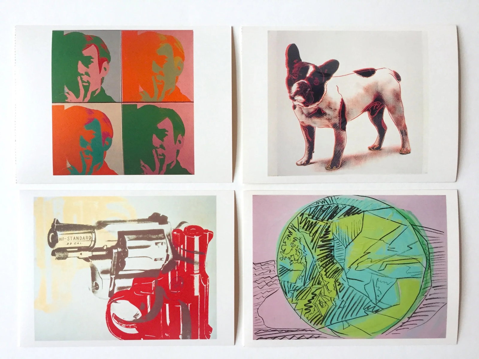 Andy Warhol Estate Vintage 1989 " Aw Foundation " Pop Art Postcard Prints - Set of 12 - 4
