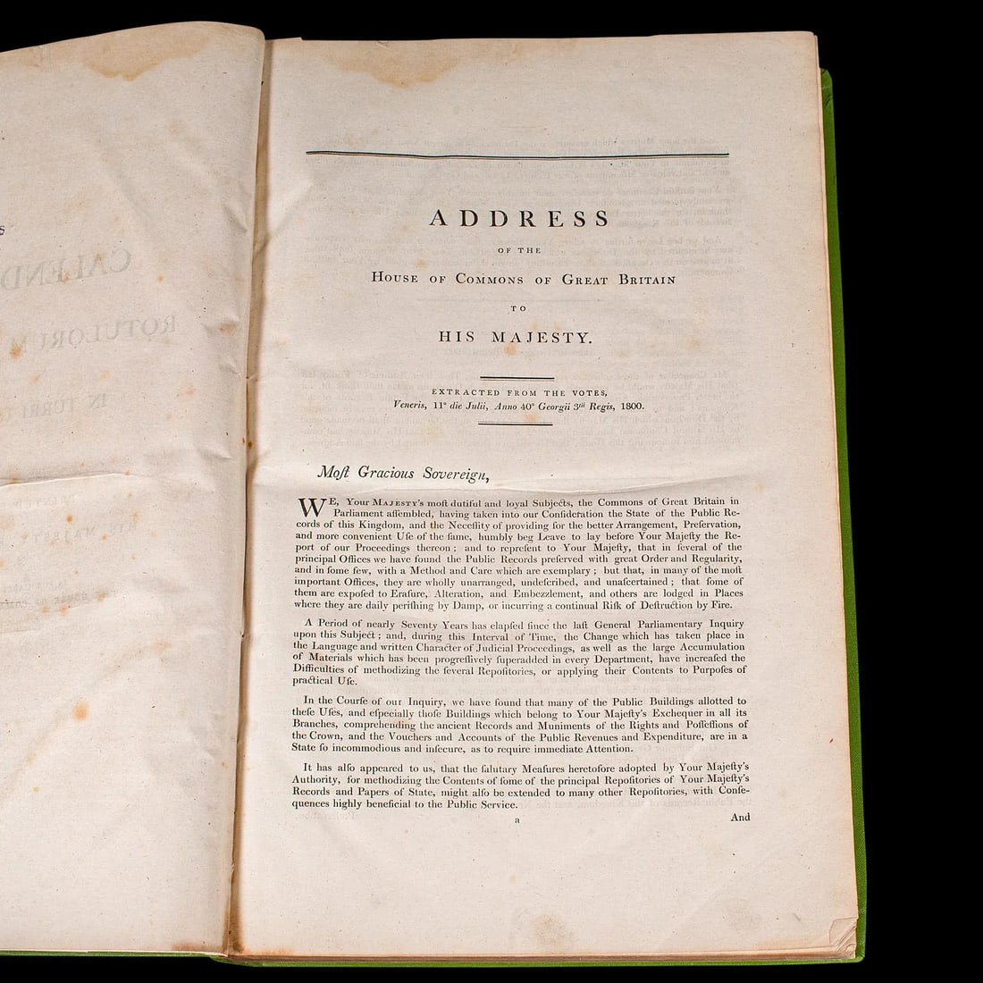 1802's Large Antique Reference Book - 4
