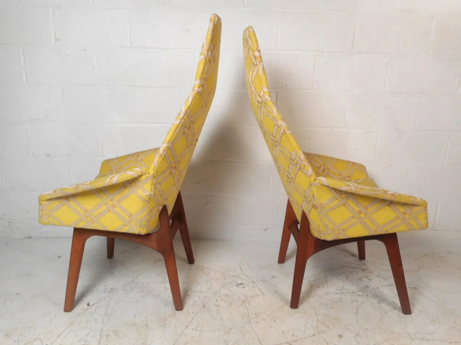 Mid-Century Adrian Pearsall Style Lounge Chairs - a Pair - 4