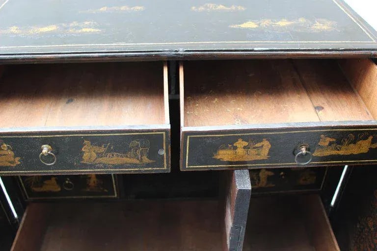 19th Century Chinoiserie Cabinet on Stand - 4