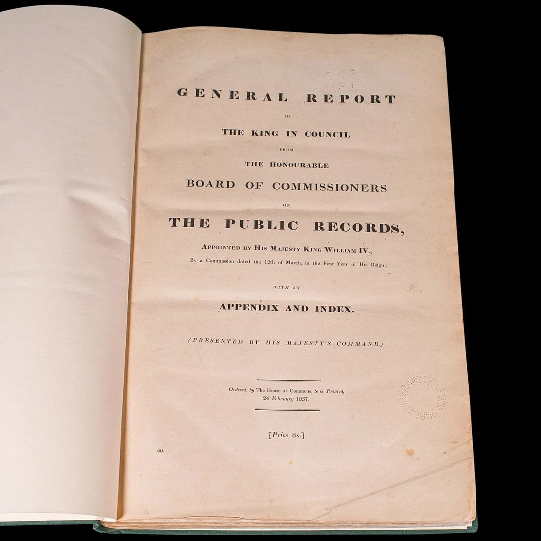 1837's Large Antique Reference Book - 2