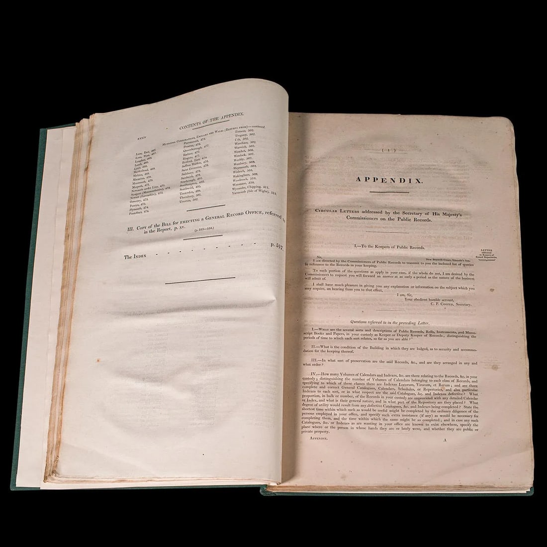 1837's Large Antique Reference Book - 5